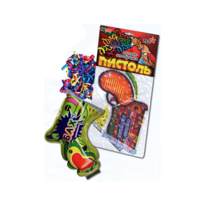 Пистоль Надувная хлопушка купить в Бирюсинске | biryusinsk.salutsklad.ru