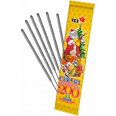 200 мм. Бенгальские огни купить в Бирюсинске | biryusinsk.salutsklad.ru