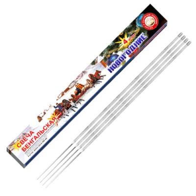 Новогодние 400-4 мм. Бенгальские огни купить в Бирюсинске | biryusinsk.salutsklad.ru