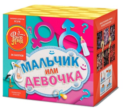 Мальчик или девочка М Фейерверк купить в Бирюсинске | biryusinsk.salutsklad.ru